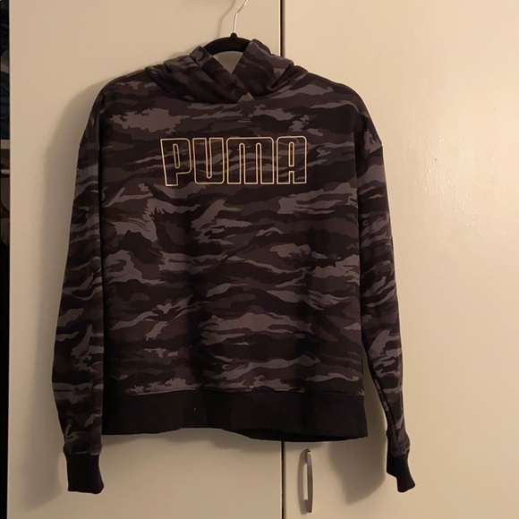 puma camo hoodie womens